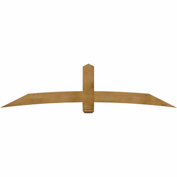Ekena Millwork Bellingham Rough Sawn Timber Gable Bracket, Western Red Cedar, 96"W x 24"H x 6"D x 6"F, 6/12 Pitch GBW096X24X0606BEL00RWR - main